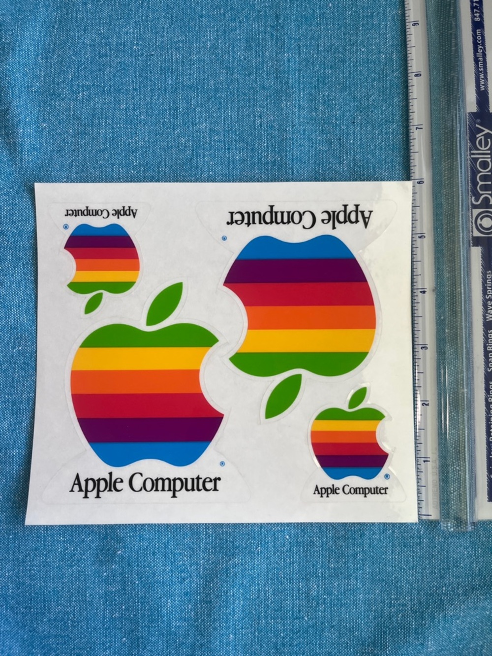 Authentic Vintage Apple
Computer Rainbow
LogoDecals - 4-Sticker Sheet - Picture 4 of 5